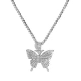 Statement Big Butterfly Pendant Necklace!