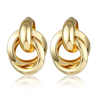 Vintage Earrings For Women Big Geometric Statement Metal Drop Earrings!