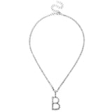 Ice out A-Z Letter Initial Pendant Necklace!