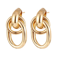 Vintage Earrings For Women Big Geometric Statement Metal Drop Earrings!