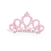 Pet Small Dogs Cat Faux Pearl Crown Bows! Hair Accessories!