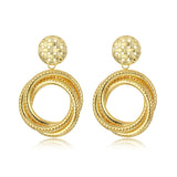 Vintage Earrings For Women Big Geometric Statement Metal Drop Earrings!