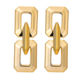 Vintage Earrings For Women Big Geometric Statement Metal Drop Earrings!