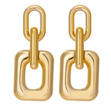 Vintage Earrings For Women Big Geometric Statement Metal Drop Earrings!