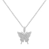 Statement Big Butterfly Pendant Necklace!