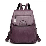 5 Color Women Soft Leather Backpacks! Vintage Hand Bags!