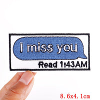 Funny Quotes Embroidered Patches For Clothing!