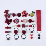 18/24 Pcs/Set Children Hair Clip Set! Hair Accessories!