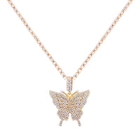 Statement Big Butterfly Pendant Necklace!