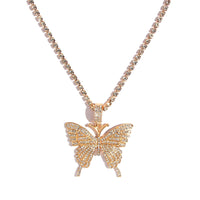 Statement Big Butterfly Pendant Necklace!