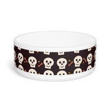 Halloween Skull Pet Bowl! Foxy Pets! FreckledFoxCompany