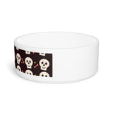 Halloween Skull Pet Bowl! Foxy Pets! FreckledFoxCompany