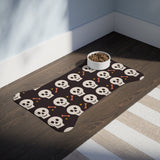 Halloween Skull Pet Feeding Mats! Foxy Pets! FreckledFoxCompany