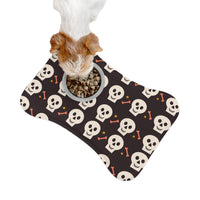 Halloween Skull Pet Feeding Mats! Foxy Pets! FreckledFoxCompany