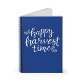 Happy Harvest Time Navy Blue Journal! Fall Vibes! FreckledFoxCompany