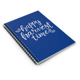 Happy Harvest Time Navy Blue Journal! Fall Vibes! FreckledFoxCompany