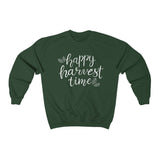 Happy Harvest Time Unisex Crewneck Sweatshirt! Fall Vibes! FreckledFoxCompany