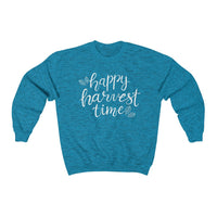 Happy Harvest Time Unisex Crewneck Sweatshirt! Fall Vibes! FreckledFoxCompany