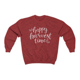 Happy Harvest Time Unisex Crewneck Sweatshirt! Fall Vibes! FreckledFoxCompany