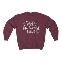 Happy Harvest Time Unisex Crewneck Sweatshirt! Fall Vibes! FreckledFoxCompany