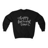 Happy Harvest Time Unisex Crewneck Sweatshirt! Fall Vibes! FreckledFoxCompany