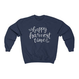 Happy Harvest Time Unisex Crewneck Sweatshirt! Fall Vibes! FreckledFoxCompany