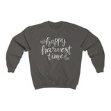Happy Harvest Time Unisex Crewneck Sweatshirt! Fall Vibes! FreckledFoxCompany