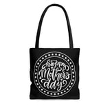 Happy Mother Day Black Tote Bag! 3 Sizes Available! FreckledFoxCompany