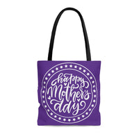 Happy Mothers Day Dark Purple Tote Bag! 3 Sizes Available! FreckledFoxCompany
