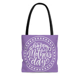 Happy Mothers Day Lavender Tote Bag! 3 Sizes Available! FreckledFoxCompany