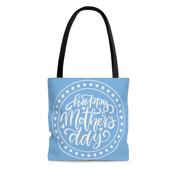 Happy Mothers Day Light Blue Tote Bag! 3 Sizes Available! FreckledFoxCompany