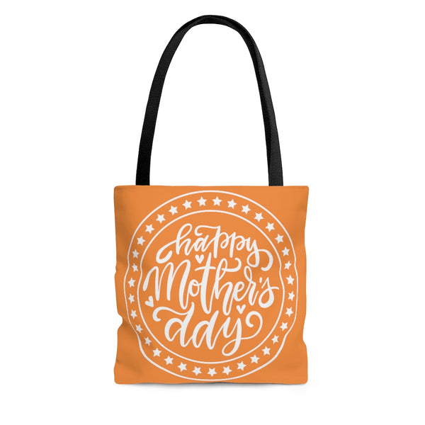 Happy Mothers Day Pastel Orange Tote Bag! 3 Sizes Available! FreckledFoxCompany