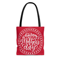 Happy Mothers Day Red Tote Bag! 3 Sizes Available! FreckledFoxCompany