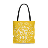 Happy Mothers Day Yellow Tote Bag! 3 Sizes Available! FreckledFoxCompany