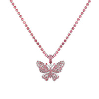 Statement Big Butterfly Pendant Necklace!