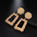 Vintage Earrings For Women Big Geometric Statement Metal Drop Earrings!