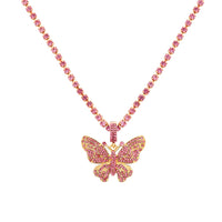 Statement Big Butterfly Pendant Necklace!