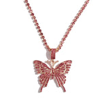 Statement Big Butterfly Pendant Necklace!