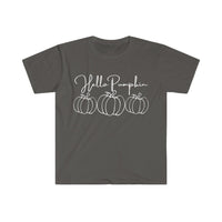 Hello Pumpkin Unisex Graphic Tees! Fall Vibes! FreckledFoxCompany