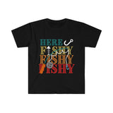 Here Fishy Fishy Fishy Unisex Graphic Tees! Summer Vibes! FreckledFoxCompany