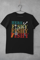 Here Fishy Fishy Fishy Unisex Graphic Tees! Summer Vibes! FreckledFoxCompany