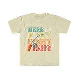 Here Fishy Fishy Fishy Unisex Graphic Tees! Summer Vibes! FreckledFoxCompany