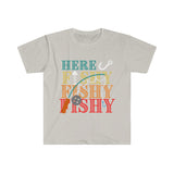 Here Fishy Fishy Fishy Unisex Graphic Tees! Summer Vibes! FreckledFoxCompany