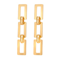 Vintage Earrings For Women Big Geometric Statement Metal Drop Earrings!