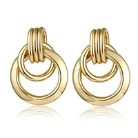 Vintage Earrings For Women Big Geometric Statement Metal Drop Earrings!