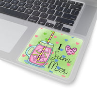 I love Summer Watermelon Drink Vinyl Sticker! FreckledFoxCompany