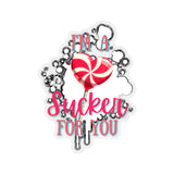 I'm a Sucker For You Sticker! Cut to edge, Flexible, Valentines Day FreckledFoxCompany