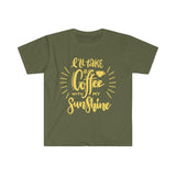 I will Take A Coffee With My Sunshine Graphic Tees! Ultra Soft! Multiple Colors! FreckledFoxCompany