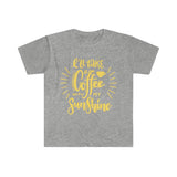 I will Take A Coffee With My Sunshine Graphic Tees! Ultra Soft! Multiple Colors! FreckledFoxCompany