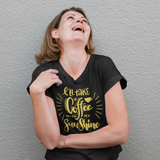 I will Take A Coffee With My Sunshine Graphic Tees! Ultra Soft! Multiple Colors! FreckledFoxCompany